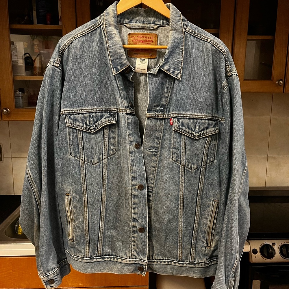 Levi's Vintage Blue Denim Jacket Men XL